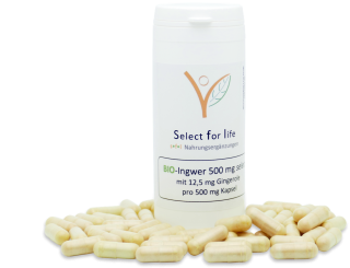 BIO-Ingwer 500 mg select - PZN 16127033 - 90 vegane Kapseln - 52 g